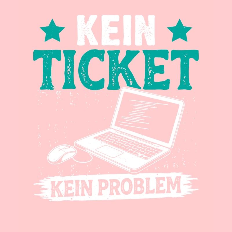 Ordinateur de nerd PAS DE TICKET PAS DE PROBLÈME DRÔLE