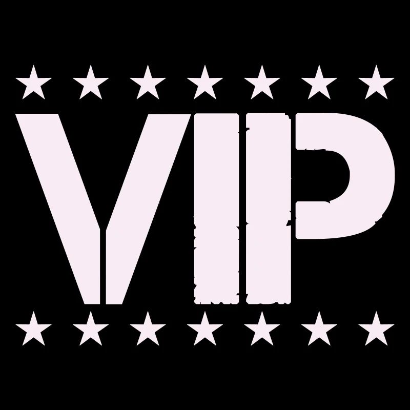 VIP Sternen-Statement in Pastellrosa