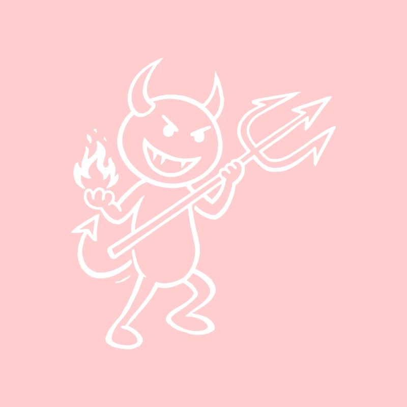 Devilish Flames - Devil with Flames