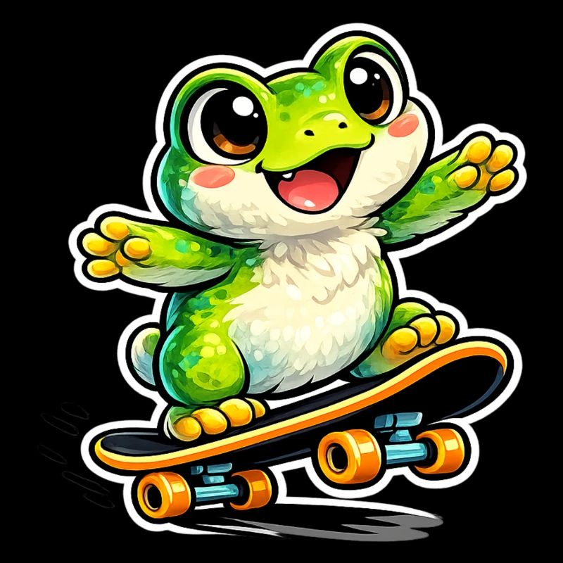 Happy Frog Skateboard