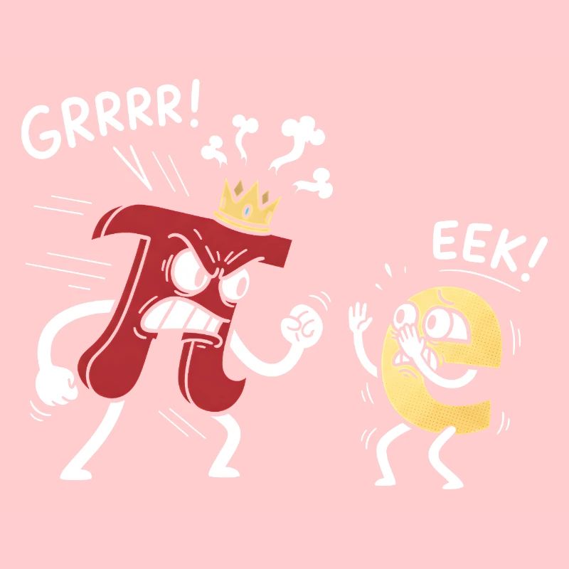 Mathematics Constants Pi Threatened e Comic