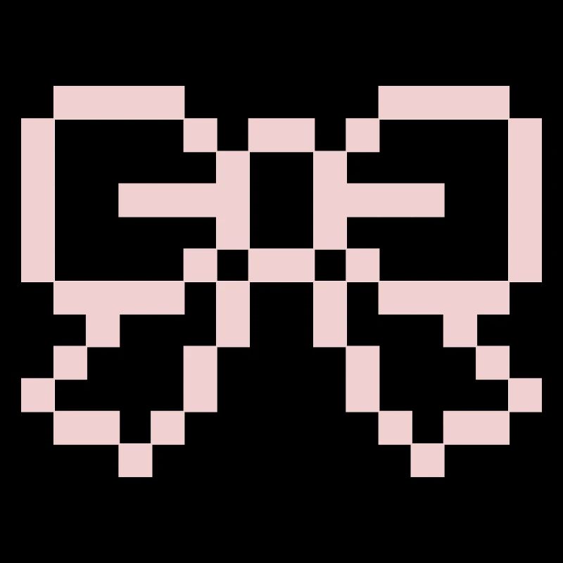 Pink Pixel Bow