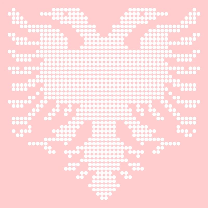 Albanian Double Headed Eagle Dotwork Emblem