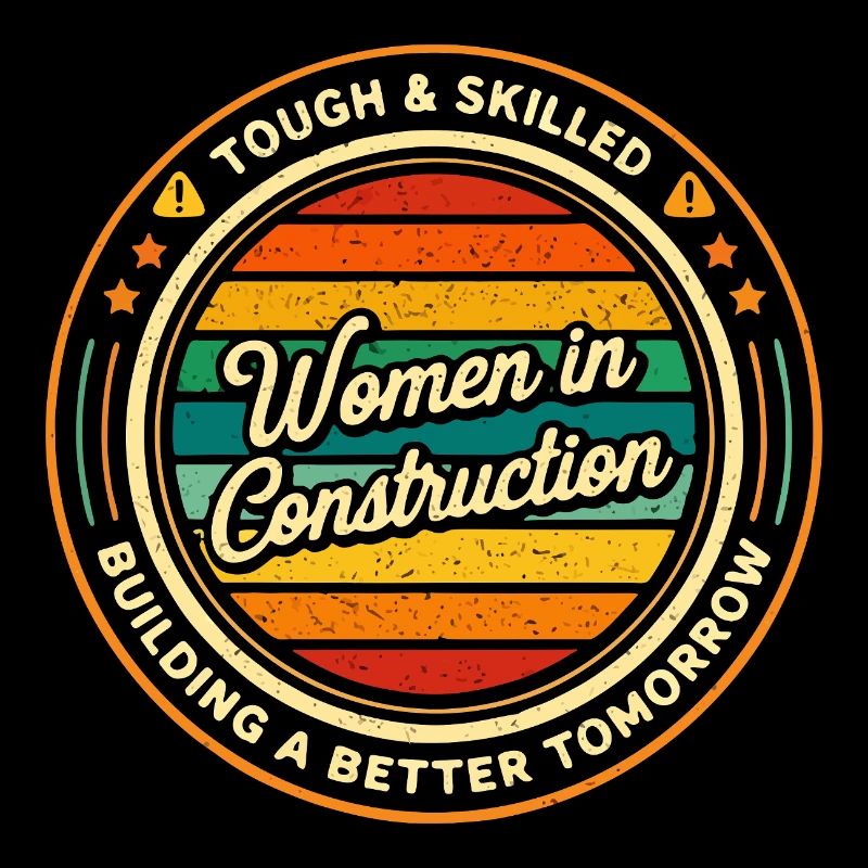 Femmes dans la construction fortes et compétentes