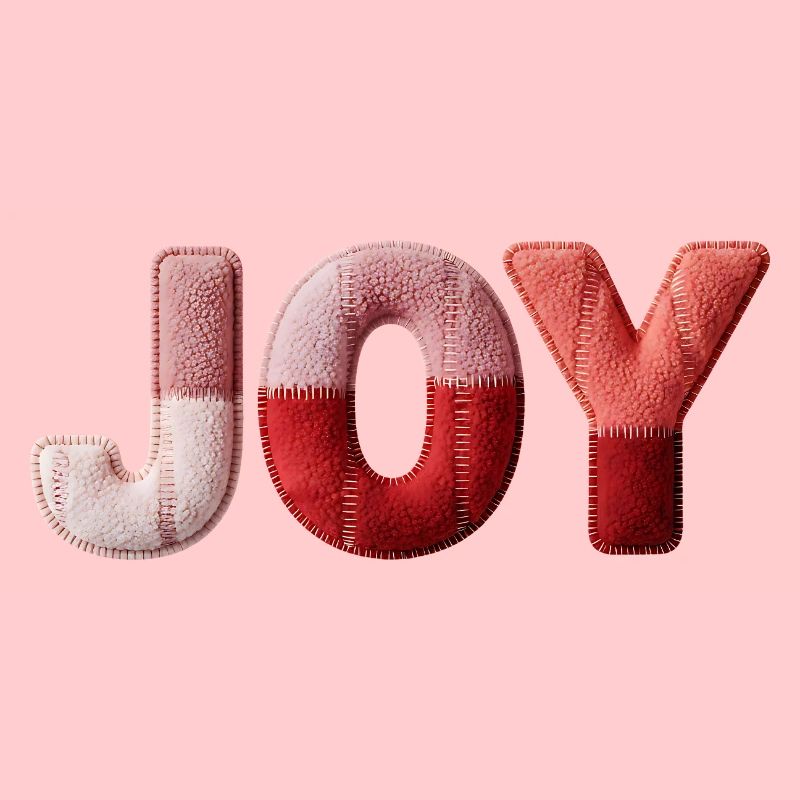 Patchwork Joy Freude und Happiness Design