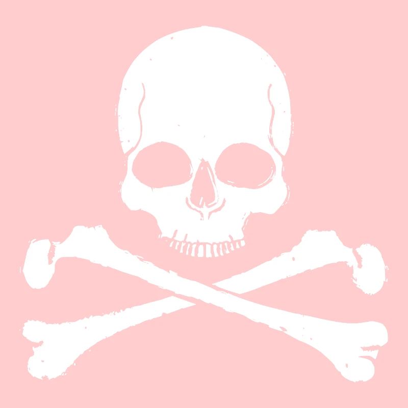 Skull Cross Pattern Skull