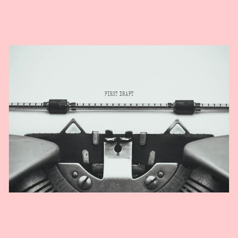 Conception d’affiche d’une première machine à écrire