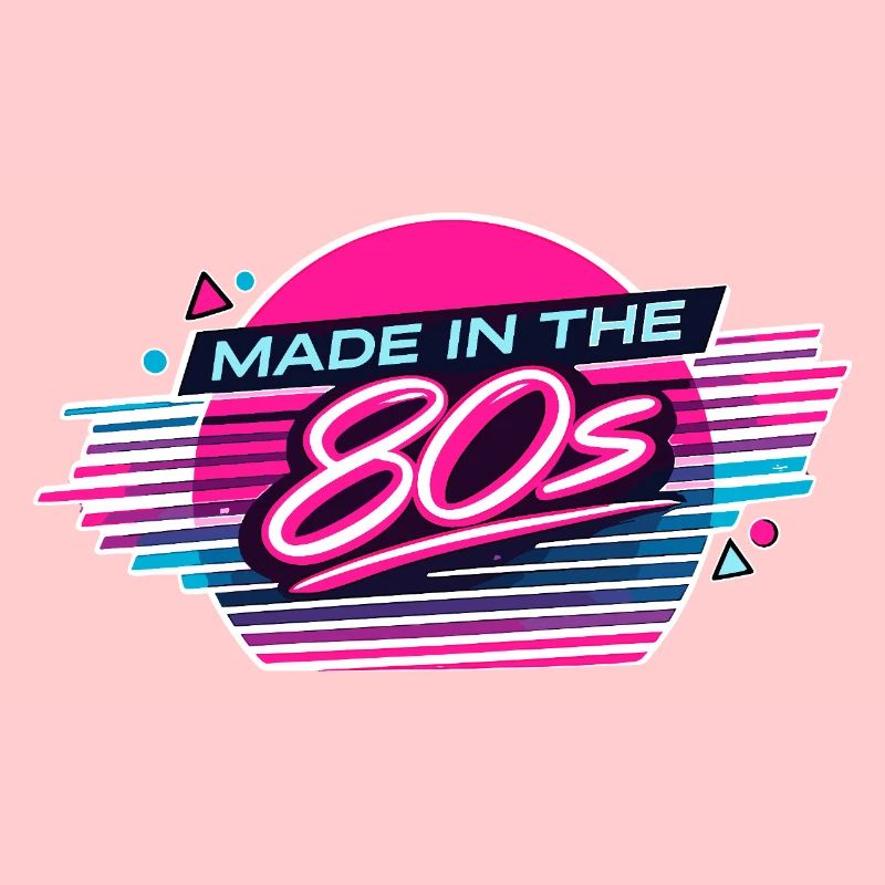 Made in den 80ern Neon Retro