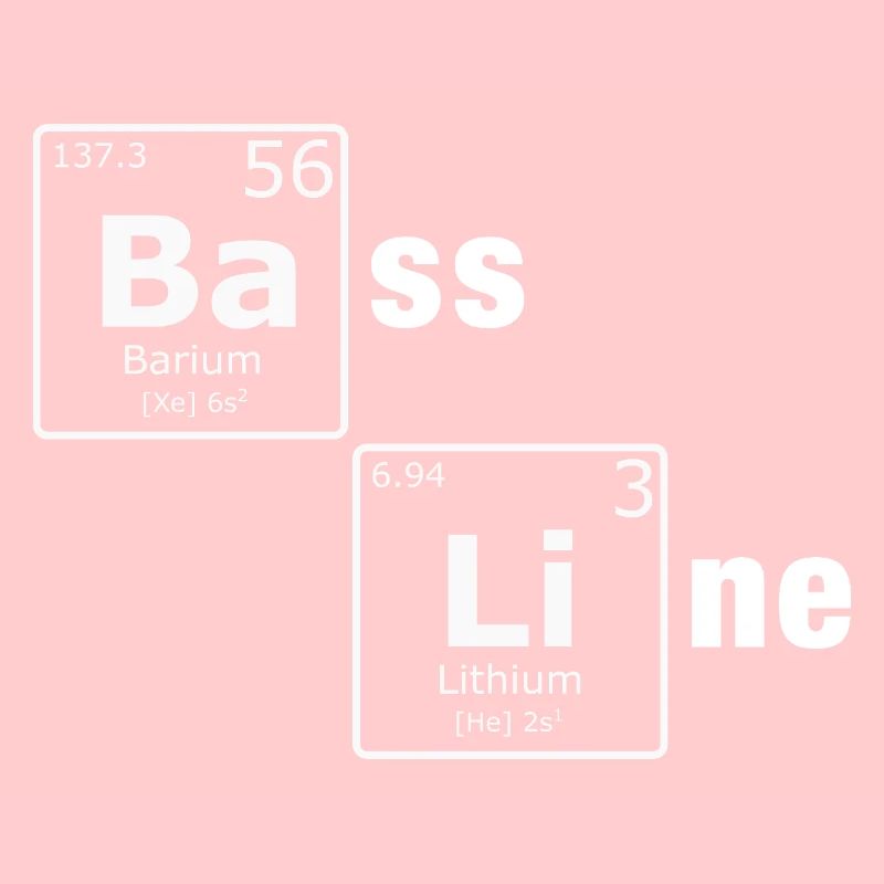 Bass Line PSE Periodensystem Elemente Nerd