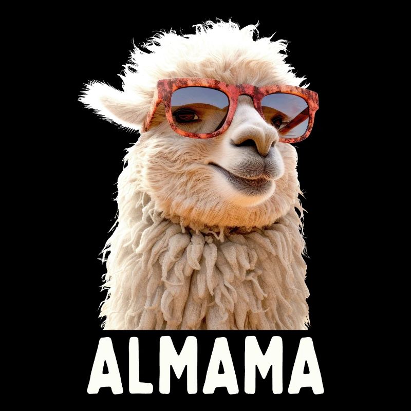Almama Süßes Alpaka Mama Muttertag Lama Mom Mutter