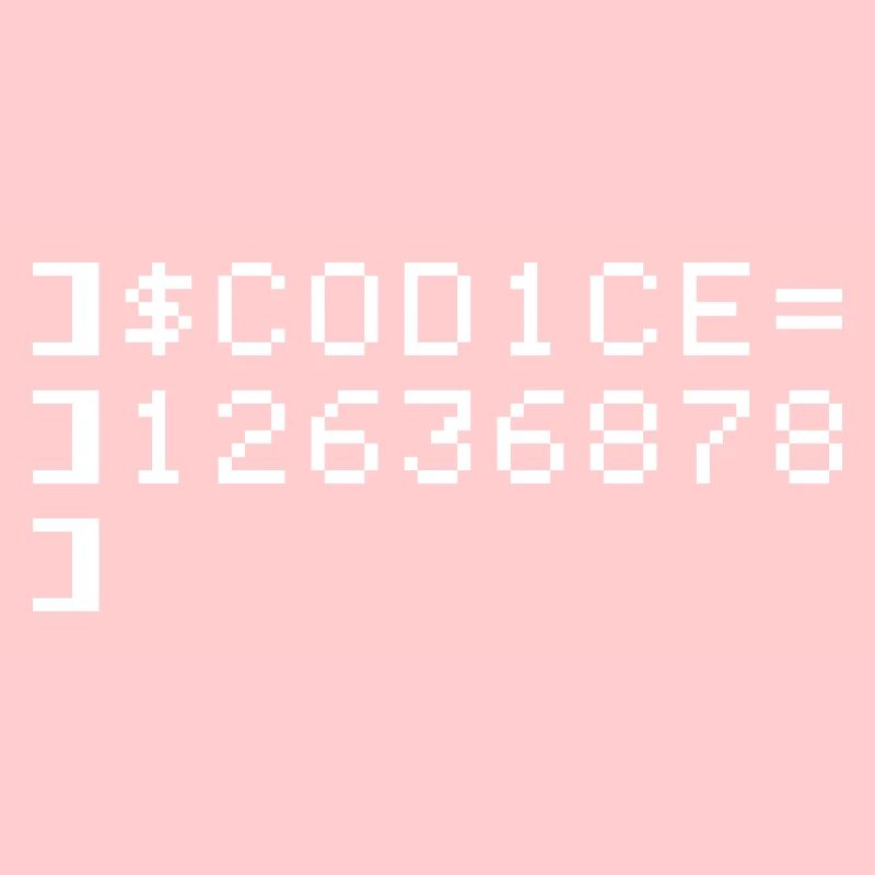 C0D1CE Codice 8-Bit Esadecimal Code Nerd Pix