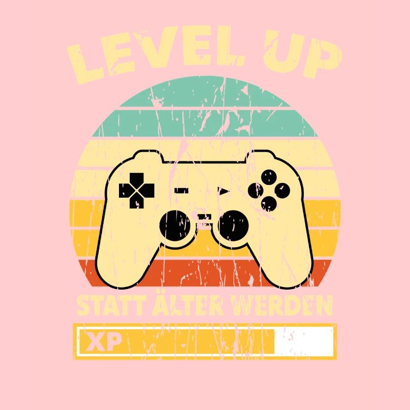 Level Up Retro Controller XP Geburtstag