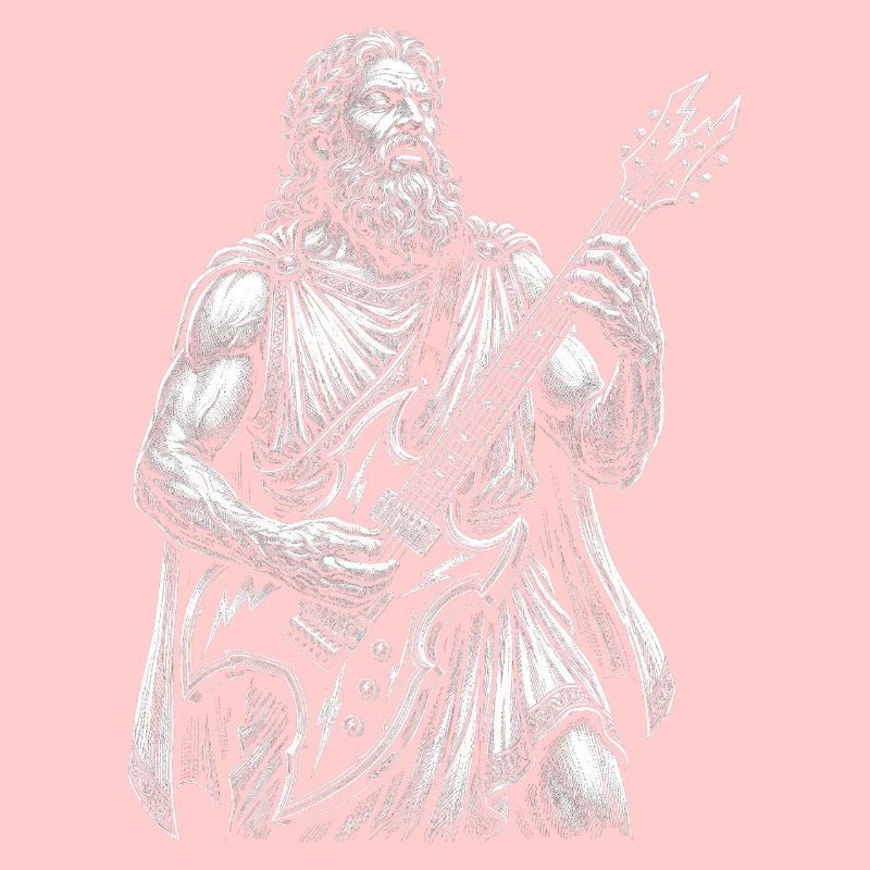 Zeus plays guitar