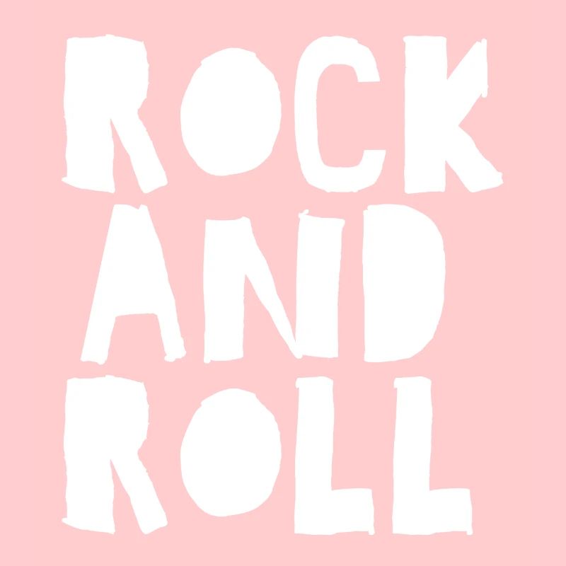 Typographie audacieuse du rock and roll