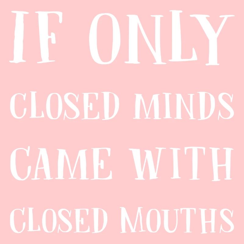 Closed minds, silent words
