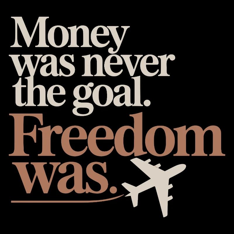 Objectif financier Esprit de liberté Entrepreneur Liberté