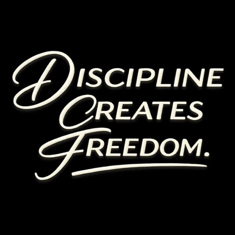 Discipline Creates Freedom Script