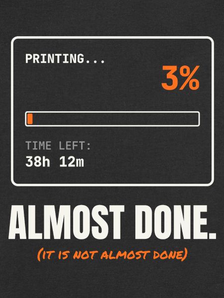 Almost Done Printing Progress