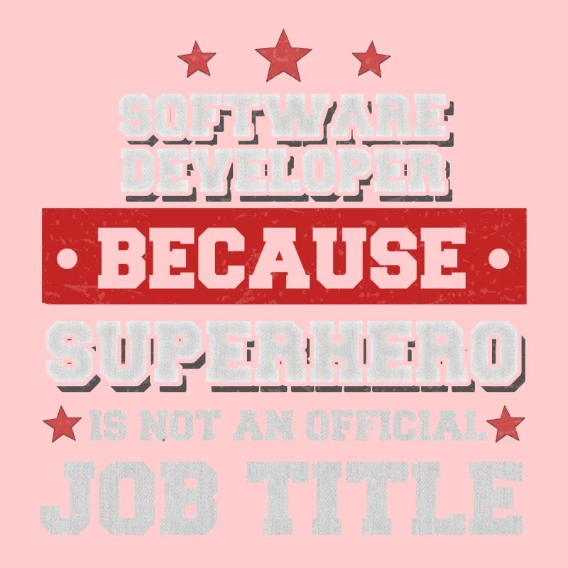 Software Developer Superhero Shirt