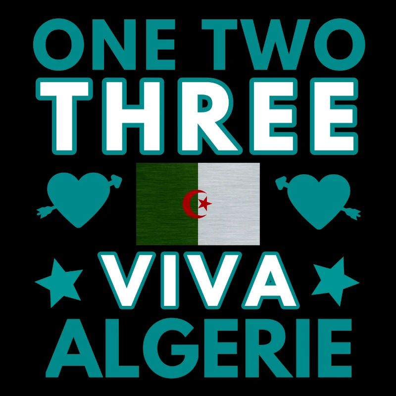 Algeria Shirt • One Two Three Viva Algeria Gift