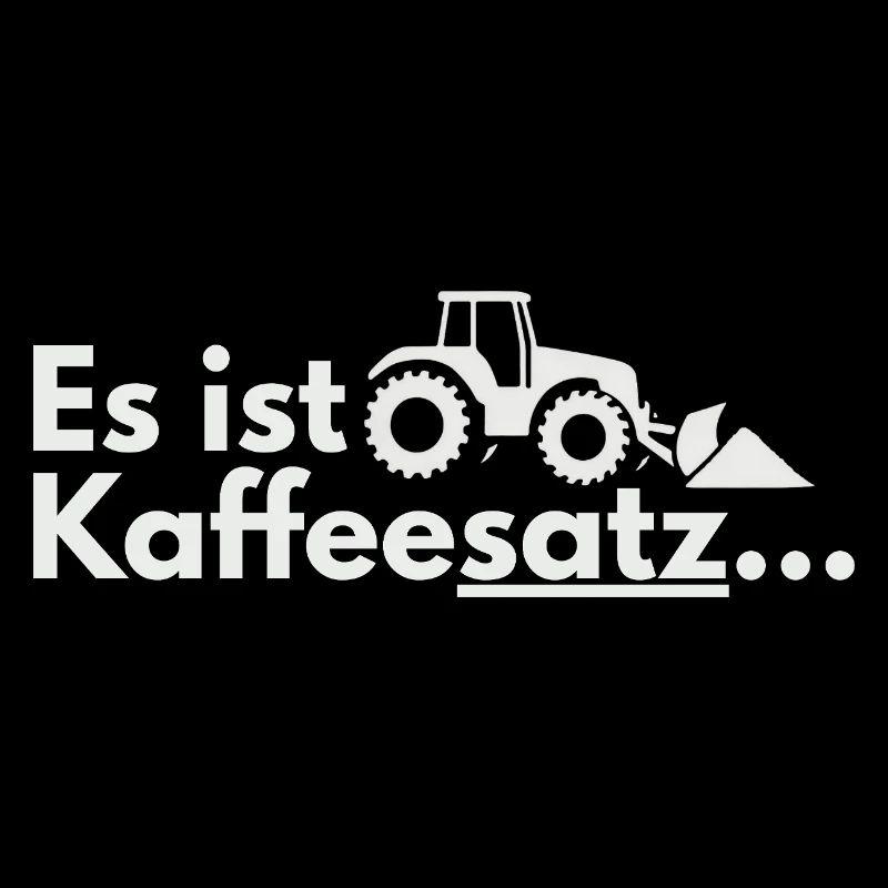 Kaffee-Ernte Traktor Motiv