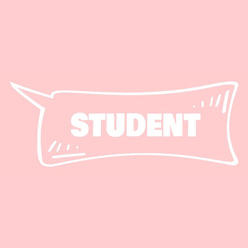 Sprechblase Student
