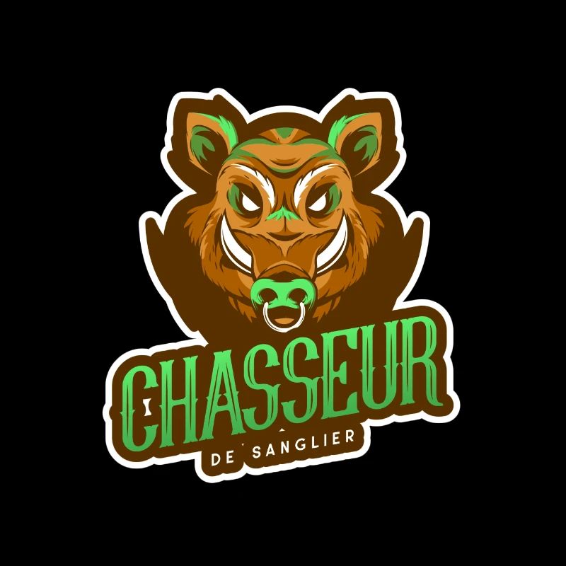 Chasseur de Sanglier - Idée Cadeau Chasseur Chasse