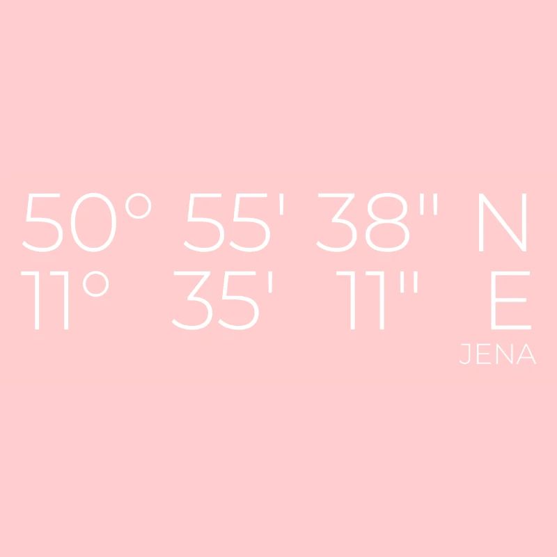 Coordinates Jena, Thuringia