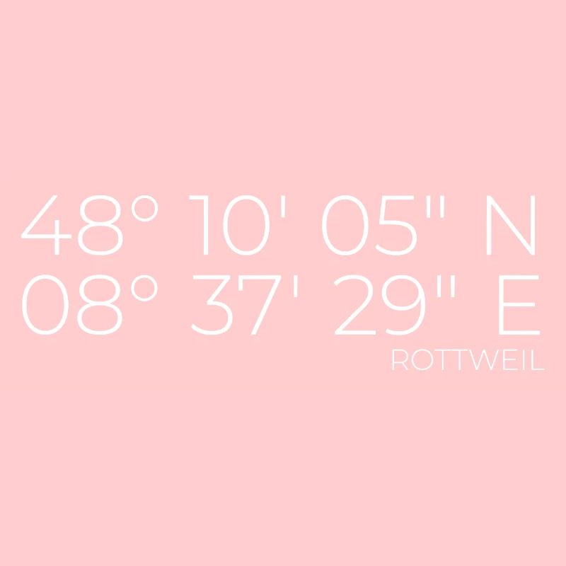 Coordinates Rottweil