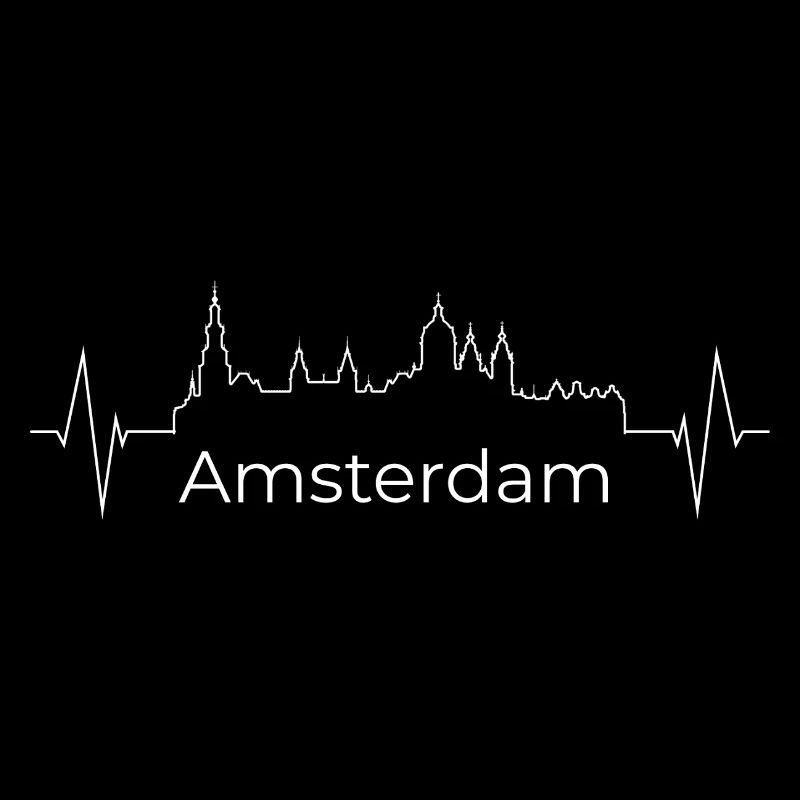Conception de la skyline Heartbeat d’Amsterdam