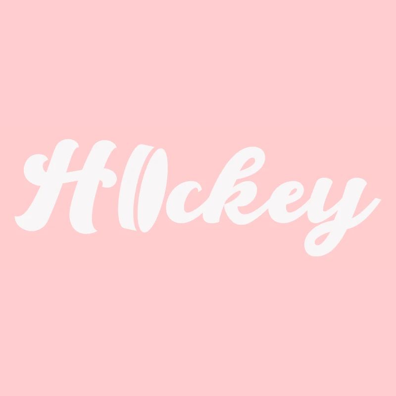 Style de script de hockey – Look élégant de logo