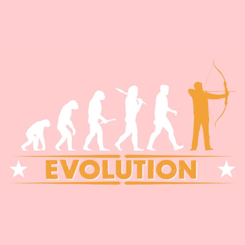Evolution de tir à l’arc - orange/blanc