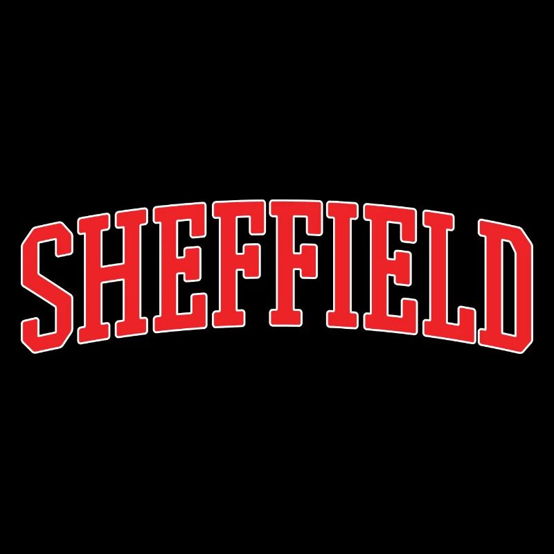 Sheffield Retro Varsity Lettering