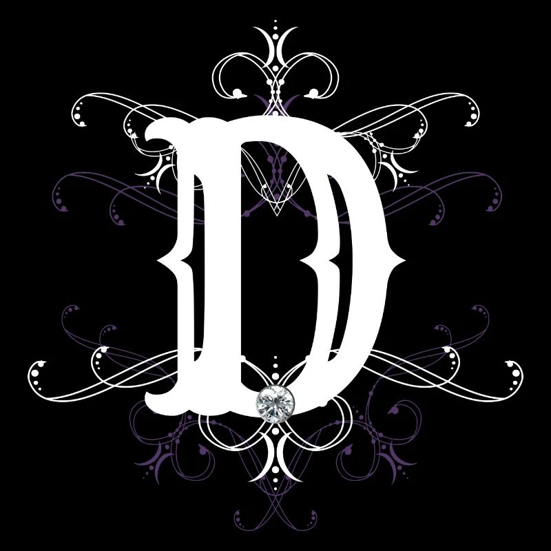 Letter D, point (D)