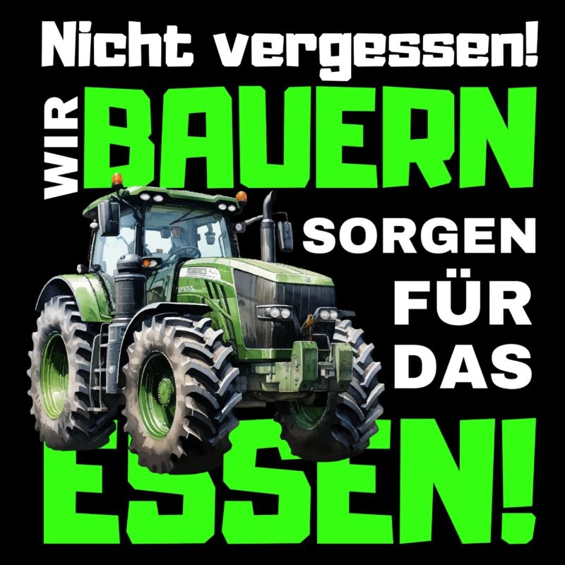 Lustiger Spruch Bauerndemo 2024 Traktor