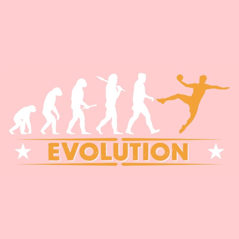 Handball Evolution - orange/weiss