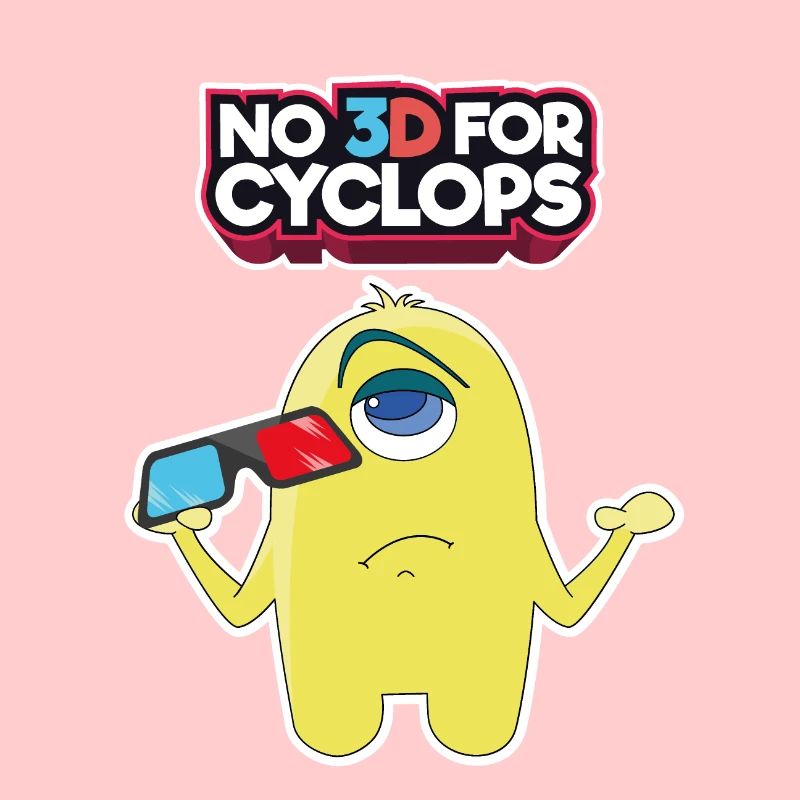 Comic 3D Glasses Cyclops Cinema Movie Comic Gift