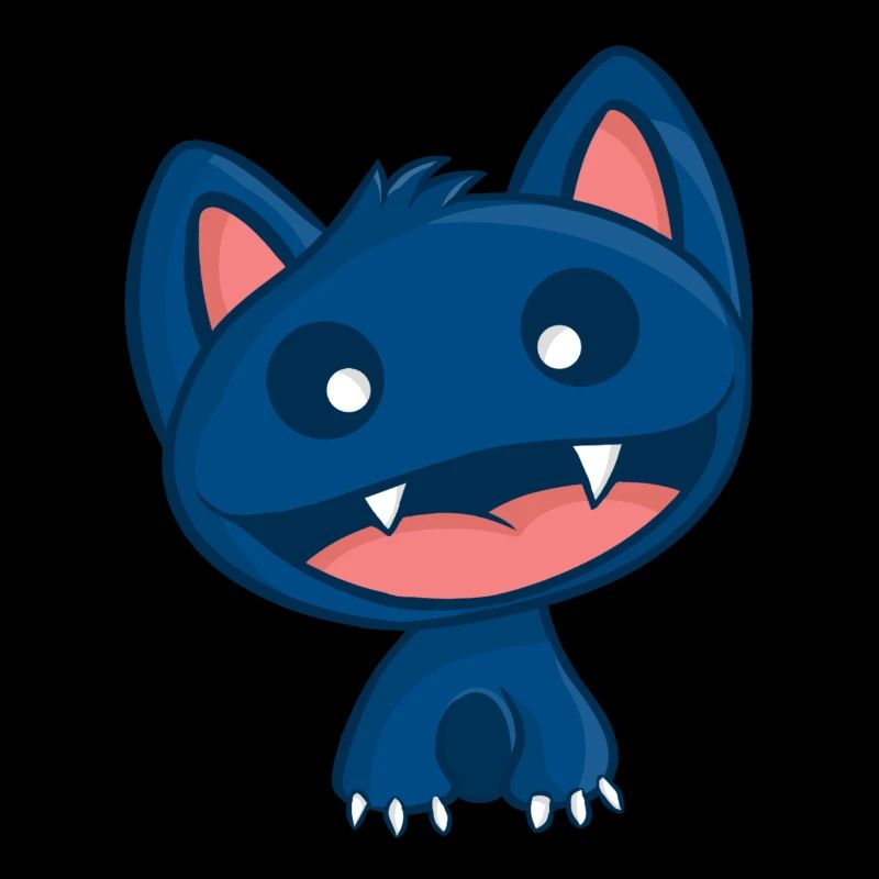Motif de monstre mignon