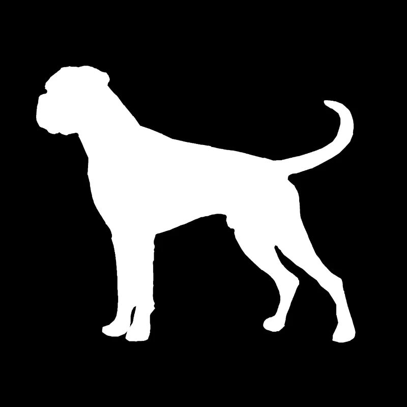 Boxer Hund Deutscher Boxer Silhouette Haustier