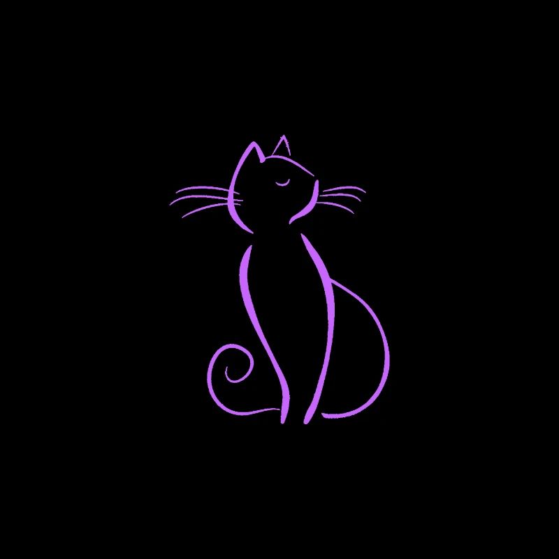 Silhouette de chat