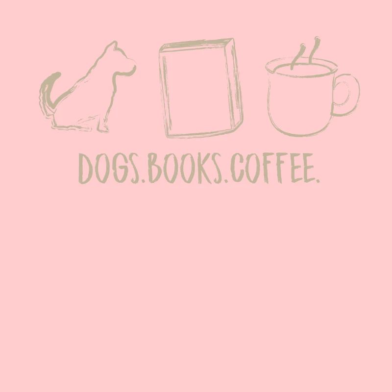 Hunde Bücher Kaffee Haustier Tier Cooles Geschenk