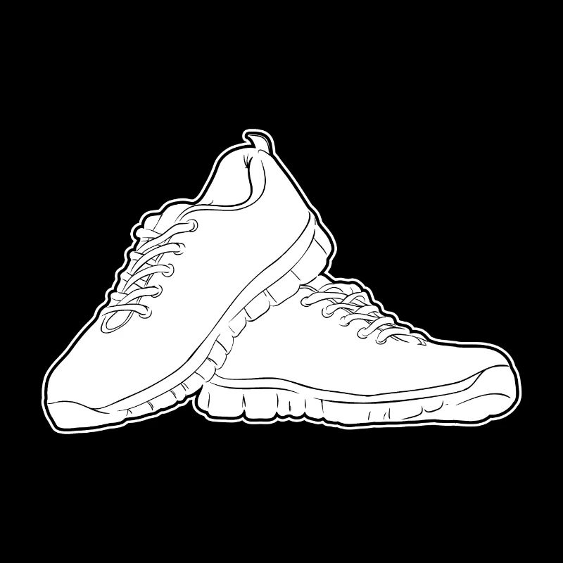 Running shoes Black Solid