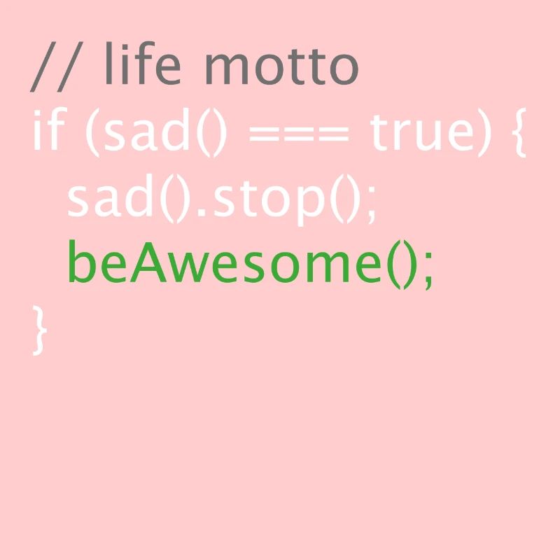 Computer Science Nerd Geek Programmer Life Motto