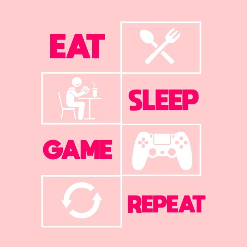 Manger dormir jeu répéter