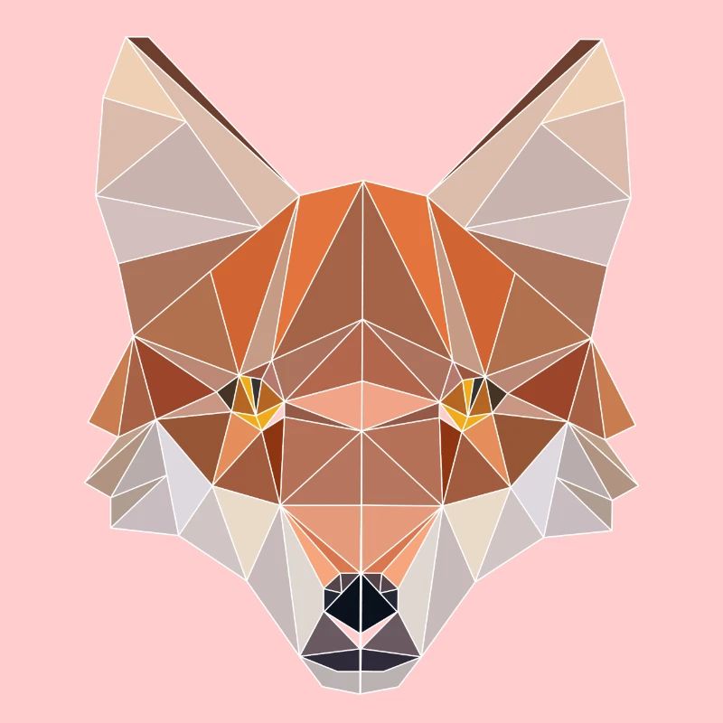 Tshirt polygonal Design Symmetrical Triangular