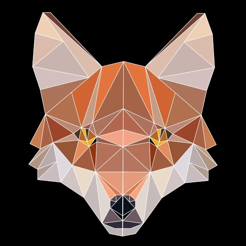 Tshirt polygonal Design Symmetrical Triangular
