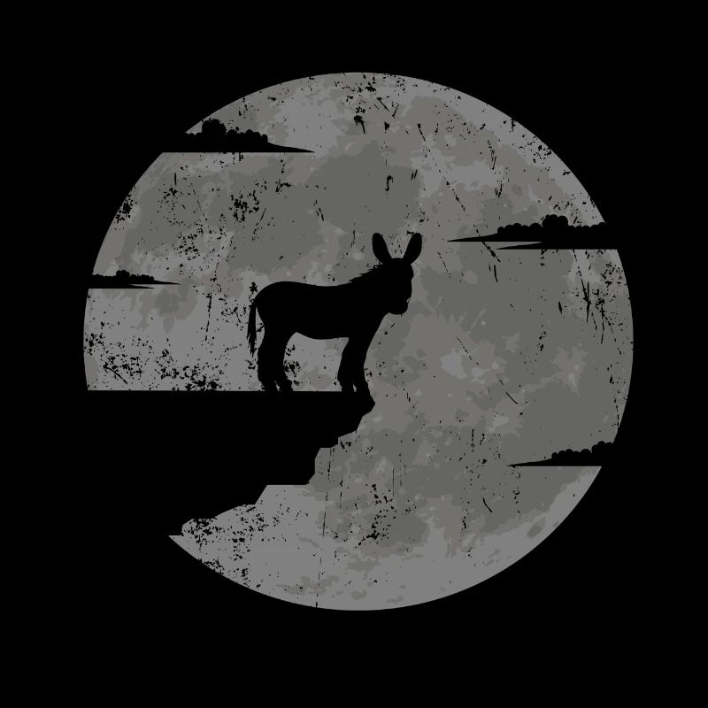 Donkey moon mule