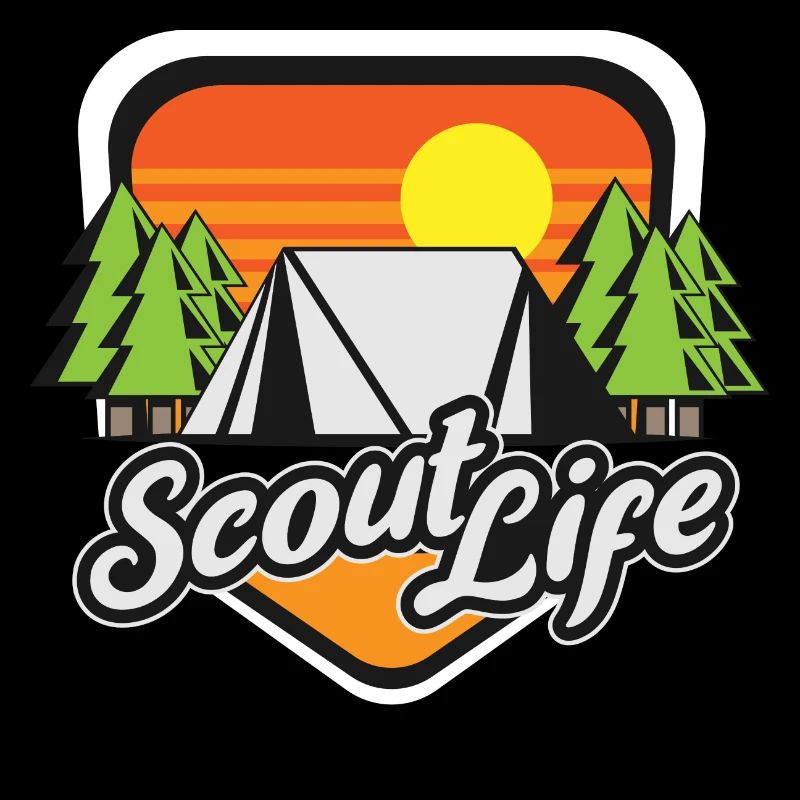 Scout Life Scouting Lovers Hiking Camping