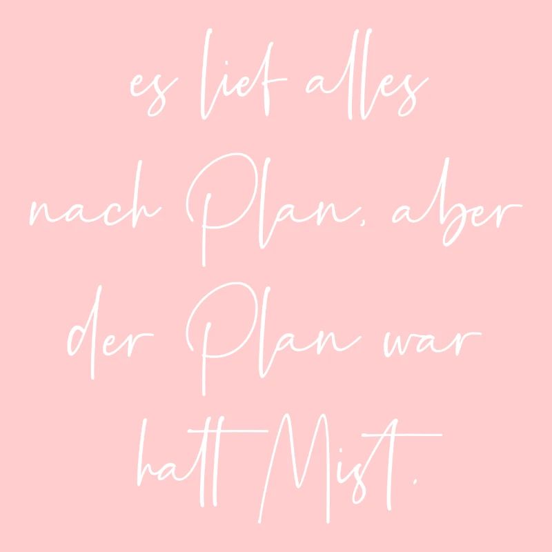 Es lief alles nach Plan aber der Plan war Mist