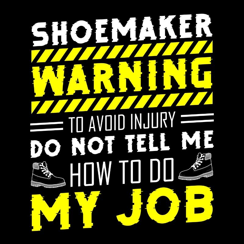 Schuhmacher Arbeit Handwerker